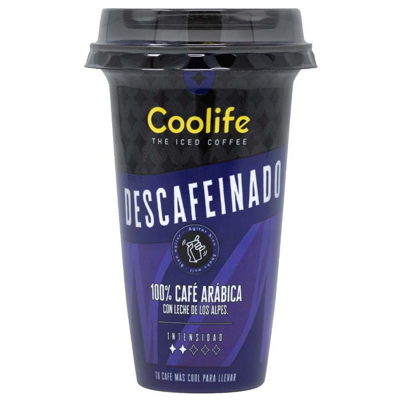 Coolife Café Descafeinado 230 ml. -10U/Caja-