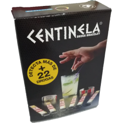 PULSERA CENTINELA DETECTORA DE DROGAS EN BEBIDAS