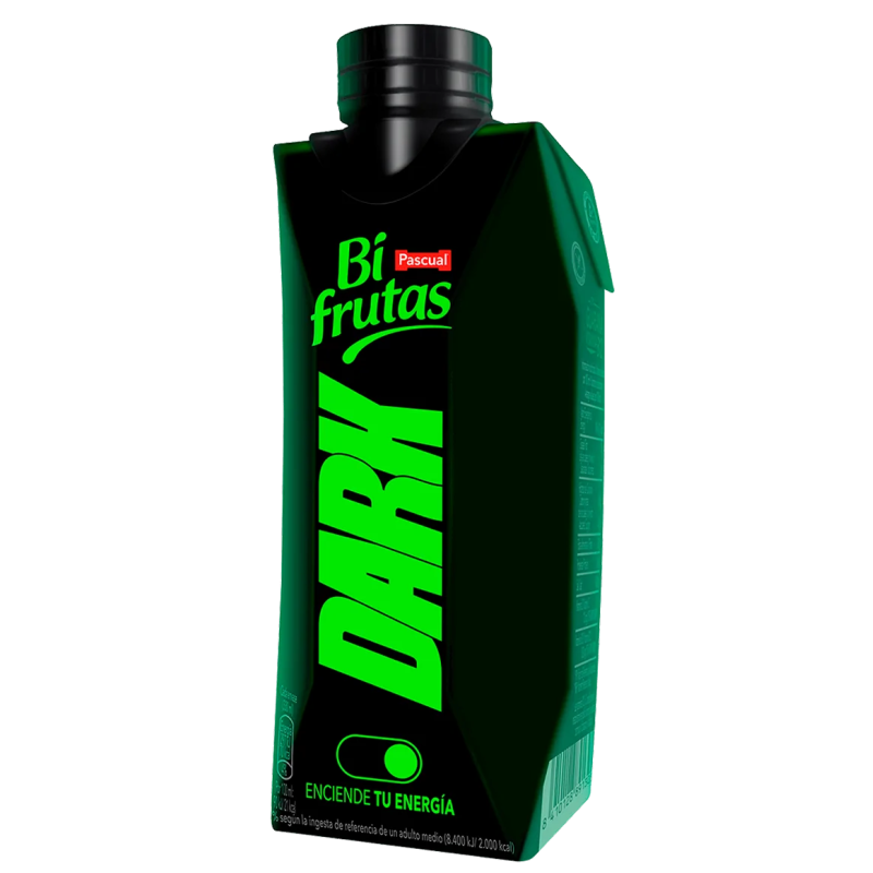 BIFRUTAS DARK CON GUARANÁ Y VITAMINA B12 - 330 ml -18U/Caja-