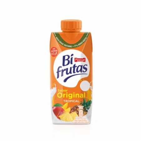 Bifrutas Tropical Original 330 ml  (Caja de 3 Packs de 6 bricks)