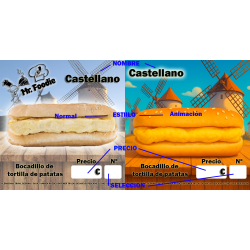 IMPRESIÓN DE ETIQUETA RETROILUMINADA PERSONALIZADA