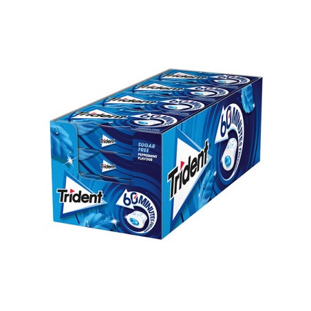 TRIDENT 60 MINUTOS PEPERMINT 16 UN.