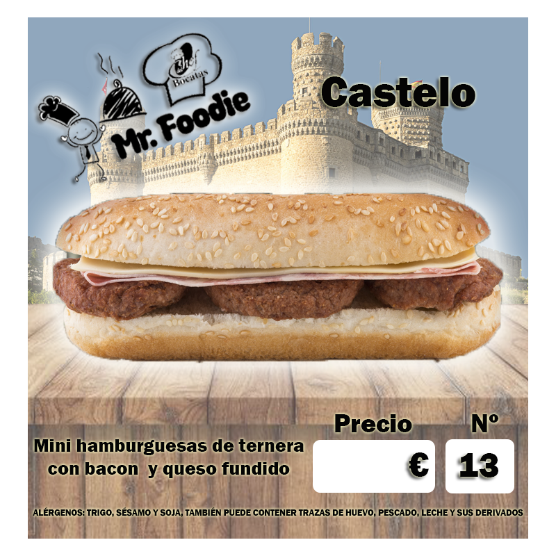 Mr Foodie Castelo 1,10€/Unid.