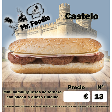 Mr Foodie Castelo 1,10€/Unid.