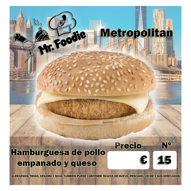 Metropolitan Burger 1,30€/Unid.