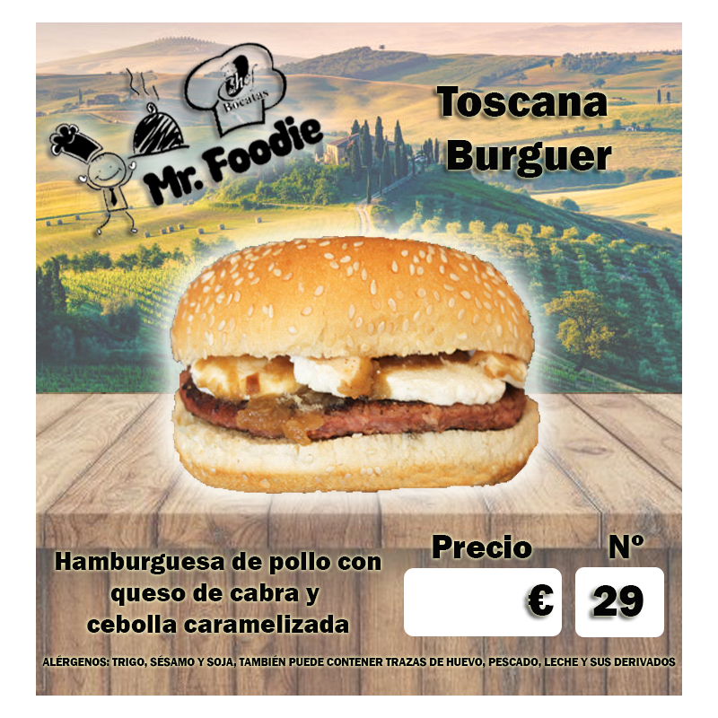 Toscana Burger 1,38 €/Unid.
