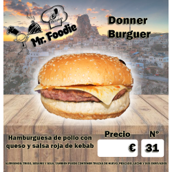 Donner Burger 1,30€/Unid.