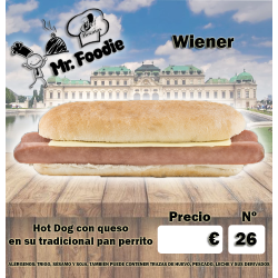 Mr Foodie Wiener 0.96€/Unid.