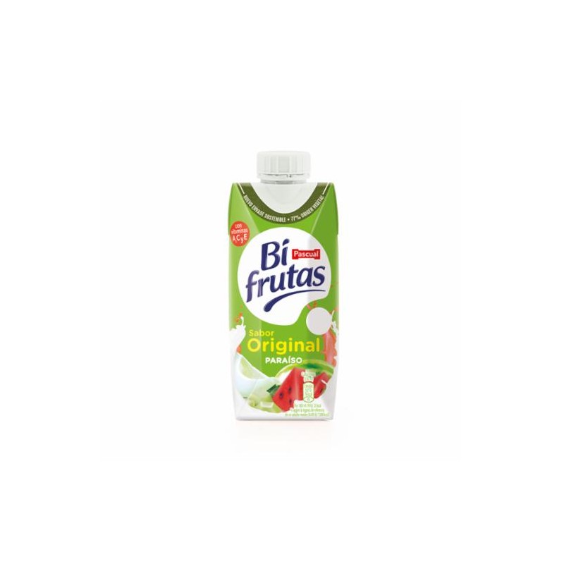 Bifrutas Paraíso Original 330 ml (Caja de 3 Packs de 6 bricks)