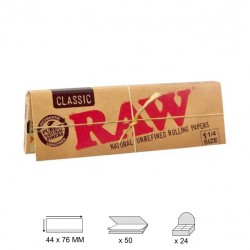 RAW CLASSIC 1,1/4, LIBRITO...