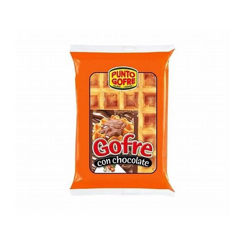 GOFRE CON CHOCOLATE (10 UNIDADES) PUNTO GOFRE