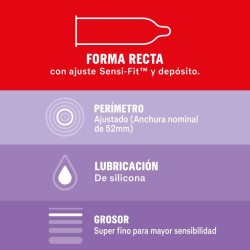 DUREX SENSITIVO SUAVE 12 UDS