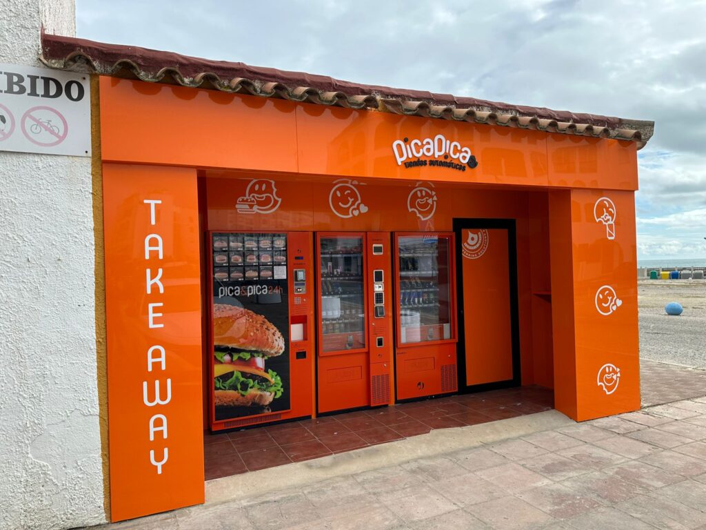 exterior tiendas vending 24h matalascañas picapica24h