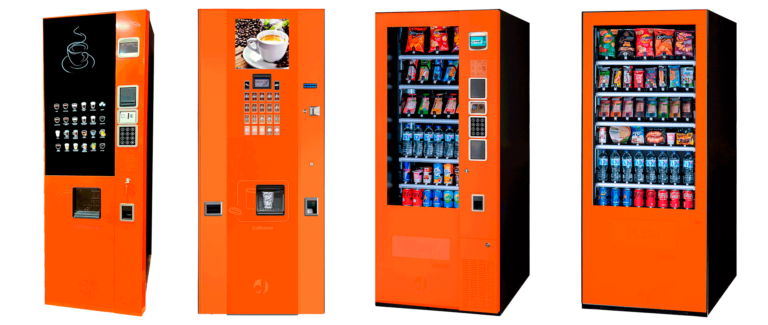 Máquinas vending multiproducto y de café
