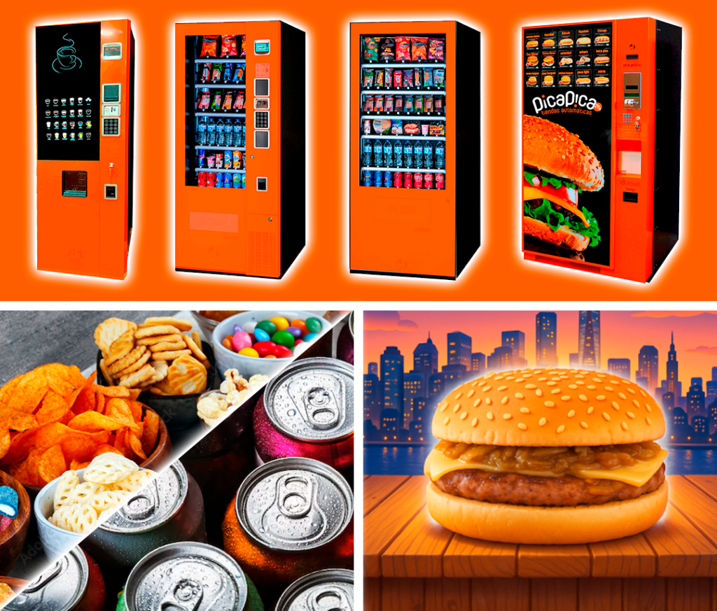 Máquinas vending y productos