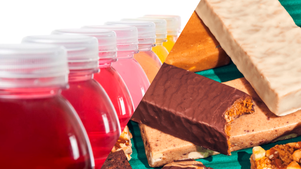 Ejemplo de productos vending para deportistas